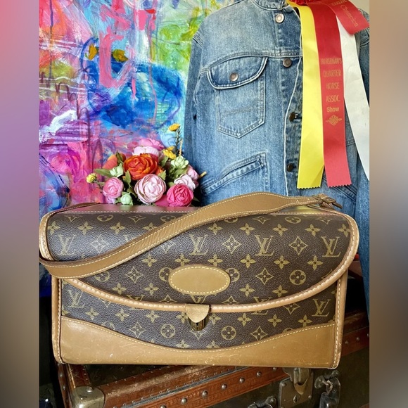 Rare Vintage LOUIS VUITTON Train Case Keepall Carry On Luxury Designer Luggage - Picture 6 of 7